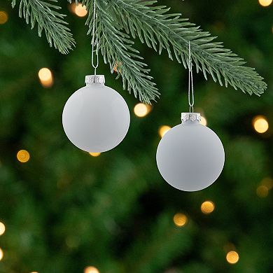 Northlight Glass Ball Christmas Ornaments 2.5-Inch 9-pk.