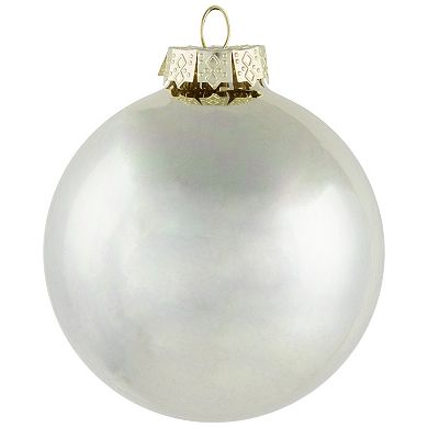 Northlight Gold 6ct 2-Finish Glass Ball Christmas Ornaments 3.25 Inches