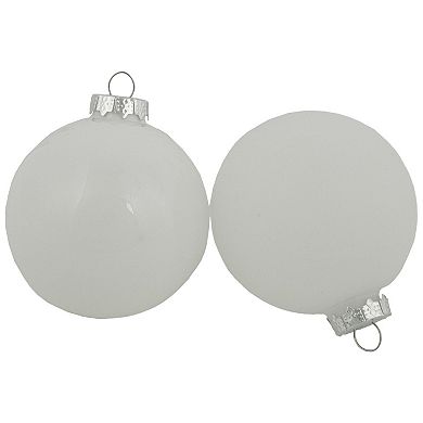 Northlight 3-Finish Christmas Glass Ball Christmas Ornament 96-pk.