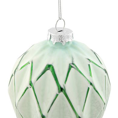 Northlight Harlequin Glass Ball Christmas Ornament 4-in. 4-pk. Set