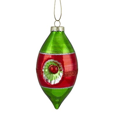 Northlight Vintage Glass Christmas Ornament 4-pk.
