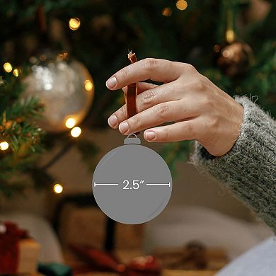 Northlight Merry Little Christmas Glass Ball Christmas Ornament 4-pk.