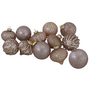 Northlight 12 pc Finial & Glass Ball Christmas Ornaments Set