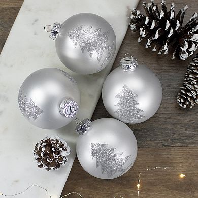 Northlight 4-pc. Glass Ball Christmas Ornaments Set