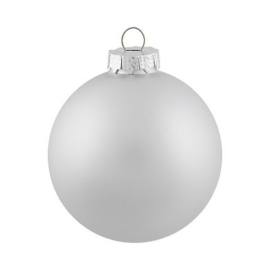 Northlight Shiny & Matte Christmas Glass Ball Christmas Ornaments 6-pk.