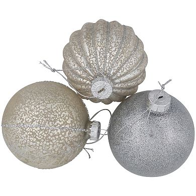Northlight 2-Finish Glass Ball Christmas Ornaments 9-pk.