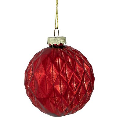 Northlight Shiny & Textured Glass Ball & Onion Christmas Ornaments 9-pk.