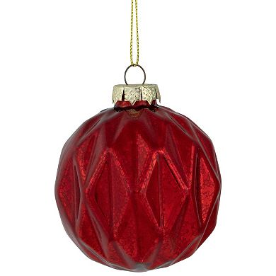 Northlight Shiny & Textured Glass Ball & Onion Christmas Ornaments 9-pk.