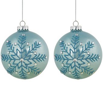 Northlight Glittered & Jeweled Snowflake Christmas Ornament
