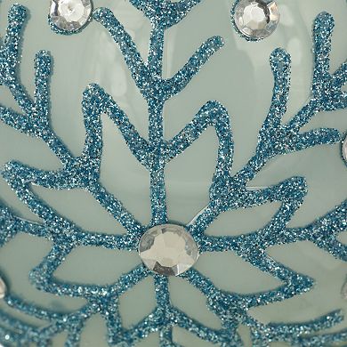 Northlight Glittered & Jeweled Snowflake Christmas Ornament