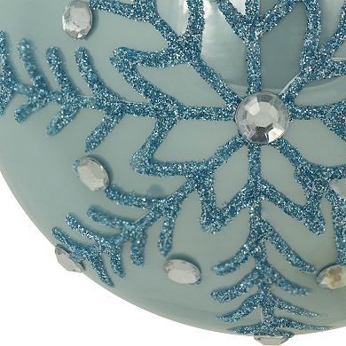 Northlight Glittered & Jeweled Snowflake Christmas Ornament