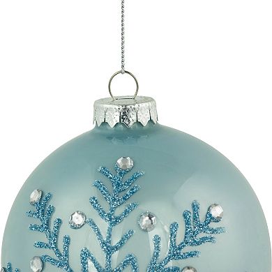 Northlight Glittered & Jeweled Snowflake Christmas Ornament