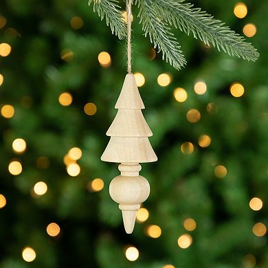 Northlight 3-pc. Natural Wooden Christmas Ornaments Set