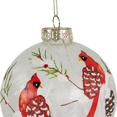 Northlight 2-pc. 4-Inch Cardinal Birds Christmas Ornament Set
