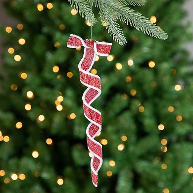 Northlight 6-pc. 9-Inch Candy Twist Christmas Ornament Set