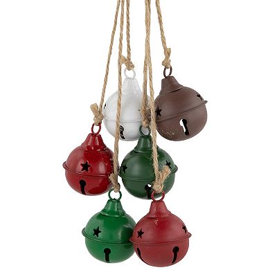 Northlight 2-pc. 13.5-Inch Cascading Christmas Jingle Bell Christmas Ornament Set