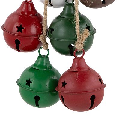 Northlight 2-pc. 13.5-Inch Cascading Christmas Jingle Bell Christmas Ornament Set