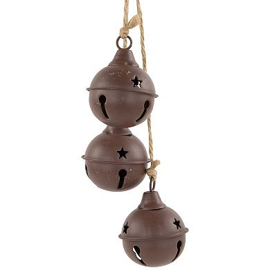 Northlight 2-pc. 13.5-Inch Cascading Christmas Jingle Bell Christmas Ornament Set