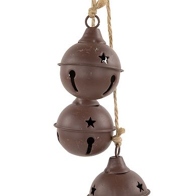 Northlight 2-pc. 13.5-Inch Cascading Christmas Jingle Bell Christmas Ornament Set