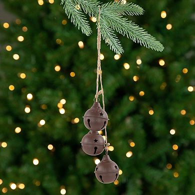Northlight 2-pc. 13.5-Inch Cascading Christmas Jingle Bell Christmas Ornament Set
