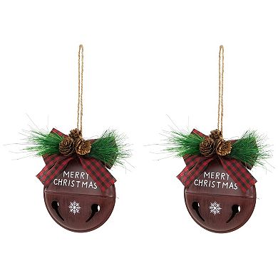 Northlight 2-pc. Jingle Bell "Merry Christmas" Christmas Ornament Set