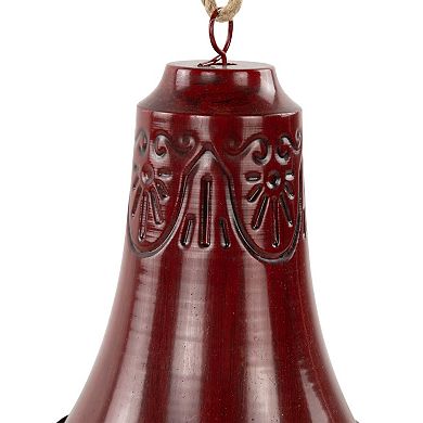 Northlight 2-pc. 6-Inch Embossed Christmas Bell Christmas Ornament Set