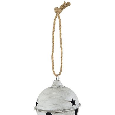 Northlight 2-pc. Antiqued Christmas Jingle Bell Christmas Ornament Set