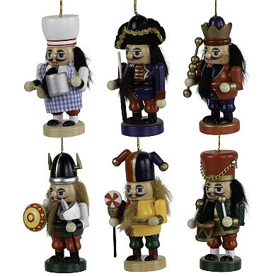 Northlight 6-pc. 4-Inch Professional Nutcracker Christmas Ornament Set