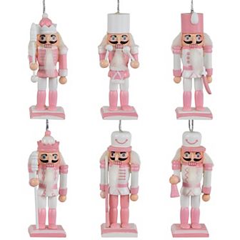 Northlight Set of 6 Nutcracker Soldier Christmas Ornaments