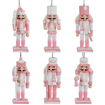 Northlight Set of 6 Nutcracker Soldier Christmas Ornaments