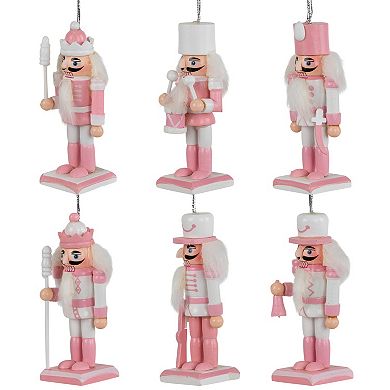 Northlight Set of 6 Nutcracker Soldier Christmas Ornaments