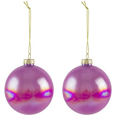 Northlight 6-pk. Shiny Glass Ball Christmas Ornaments
