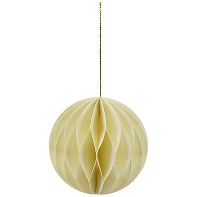 Northlight Set of 4 Foldable Paper Honeycomb Christmas Ornaments