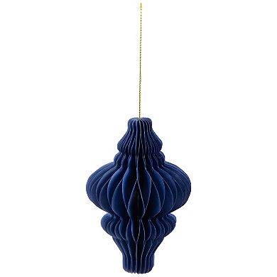 Northlight Set of 4 Accordion Honeycomb Foldable Paper Christmas Ornaments