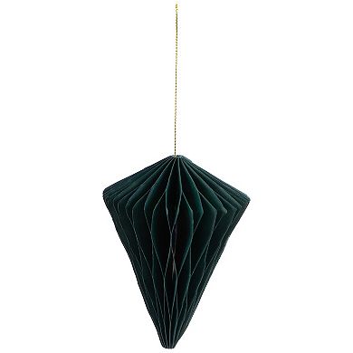 Northlight Set of 4 Accordion Honeycomb Foldable Paper Christmas Ornaments