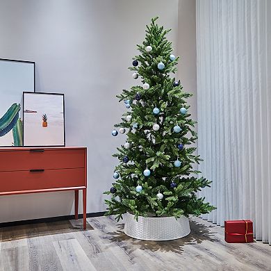 Northlight 25.5-Inch Rattan Pattern Large Christmas Tree Collar