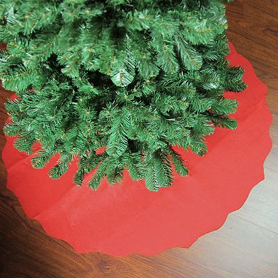 Northlight 38-Inch Scalloped Edge Christmas Tree Skirt