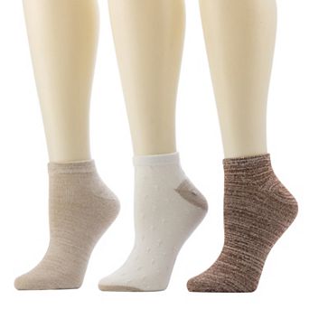 Women's Cuddl Duds® 3-Pack Low Cut Socks