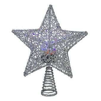Northlight Rotating Multicolor LED Star Christmas Tree Topper