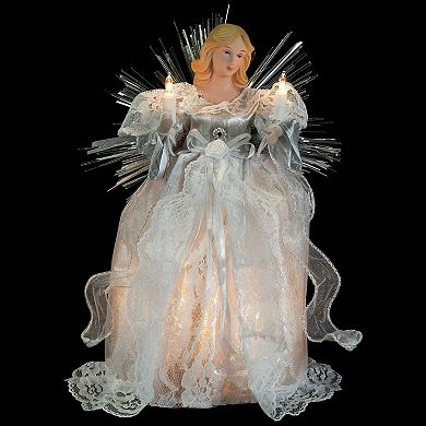 Northlight Light-Up Angel with Candle Christmas Tree Topper