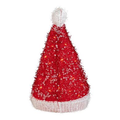 Northlight Light-Up Santa Hat Christmas Tree Topper