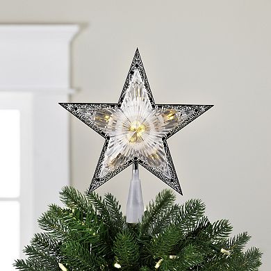 Northlight Light-Up Crystal 5 Point Star Christmas Tree Topper