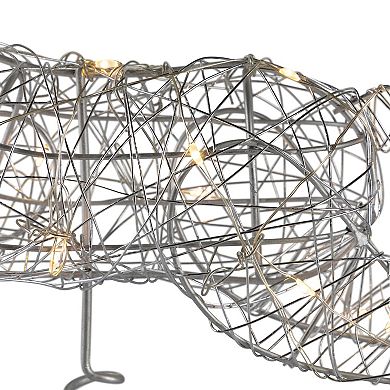 Northlight LED Silver Finish Reindeer Christmas Tree Topper