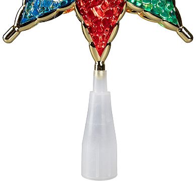 Northlight Light-Up Crystal 8-Point Star Christmas Tree Topper