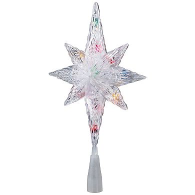 Northlight Multicolor Light-Up 8 Point Star of Bethlehem Christmas Tree Topper