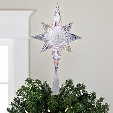 Northlight Multicolor Light-Up 8 Point Star of Bethlehem Christmas Tree Topper