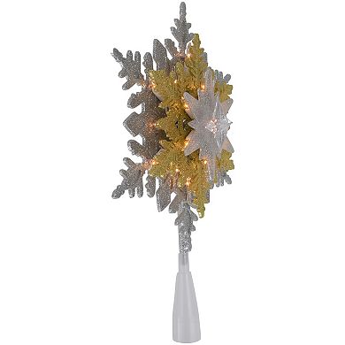 Northlight Light-Up Snowflake Christmas Tree Topper