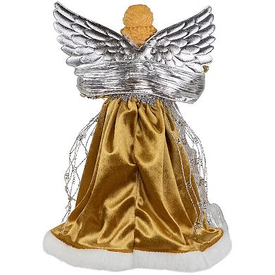 Northlight Metallic Sequined Angel Christmas Tree Topper