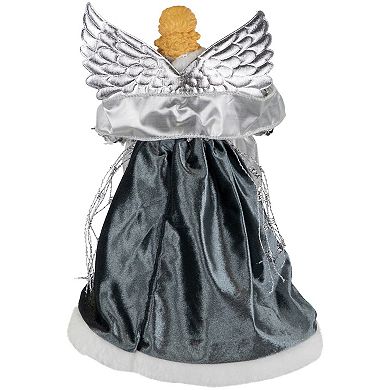Northlight Sequined Angel with Wings Christmas Tree Topper