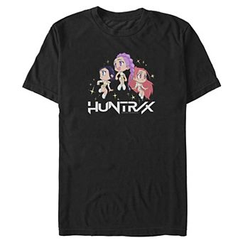 Big & Tall KPop Demon Hunters Chibi Group Graphic Tee